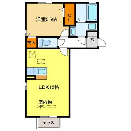 コアロードⅢの物件間取画像